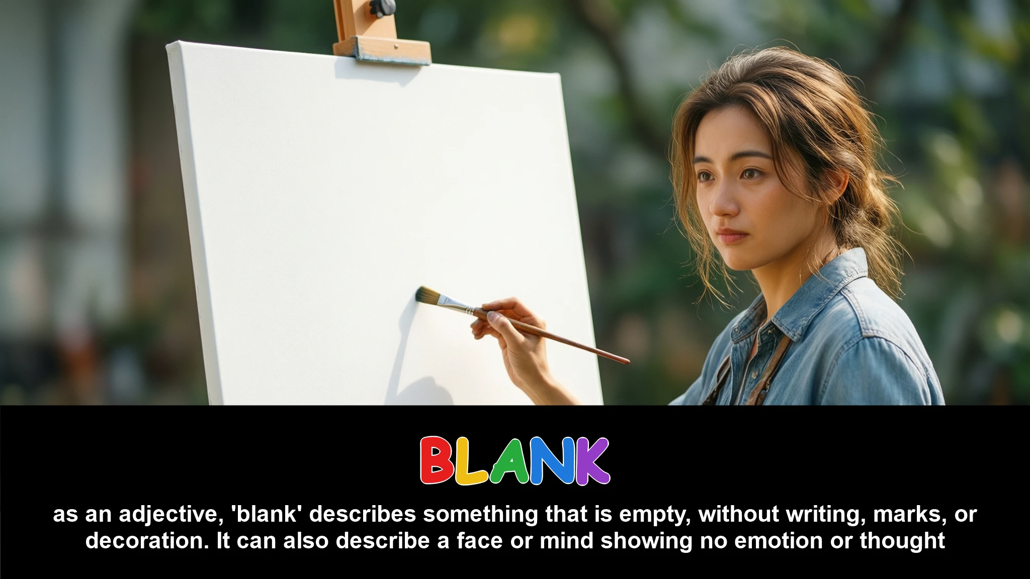 English Illustration for blank